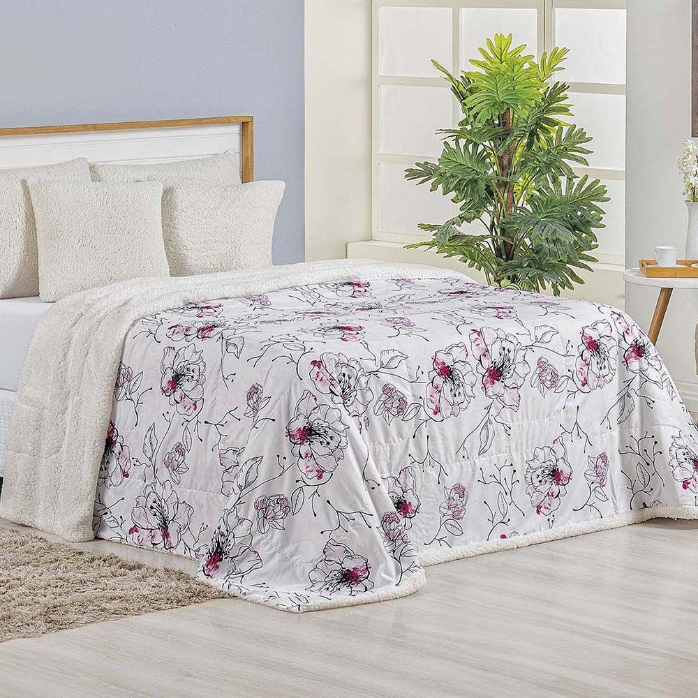 Cobertor Manta Tunes 1 Peça Casal Queen Manta Sherpa 180 Fios - Malta - 100% Poliéster - 1