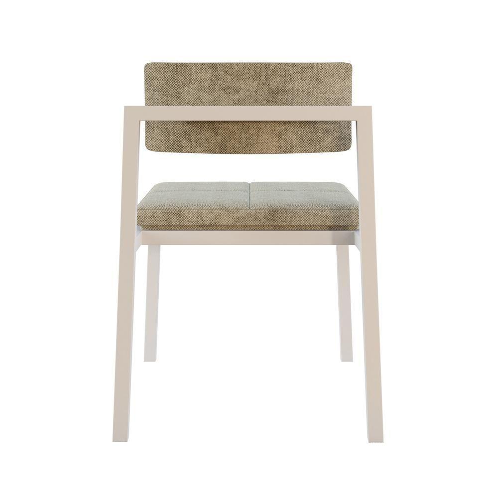 Cadeira Noah Encosto Anatômico Pés Brancos. Lautrec Off White Lautrec Off White - 5