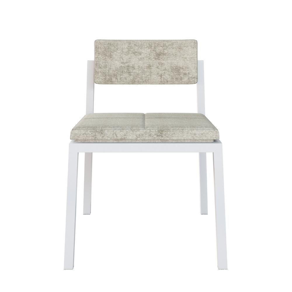 Cadeira Noah Encosto Anatômico Pés Brancos. Lautrec Off White Lautrec Off White - 7