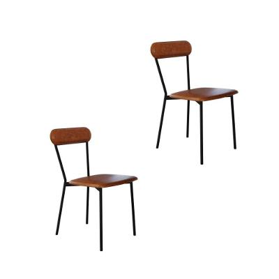 Cadeira Vintage Emília Fixa C-4 Pes 450 X 505 X 810 Mm C-2 Un.cn.caramelo Courino Caramelo