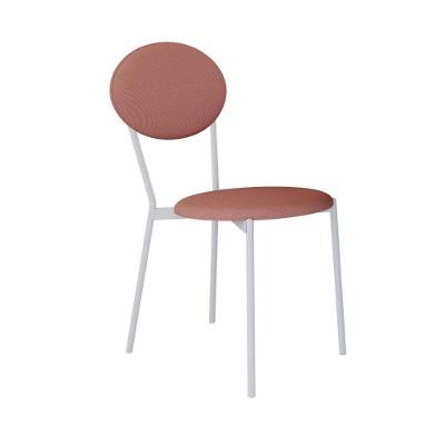 Cadeira Vintage Elipse Fixa C-4 Pes 430 X 535 X 860 Mm C-1 Un. Pés Brancos. Cy.tlp.rose Tulipa Rosê City