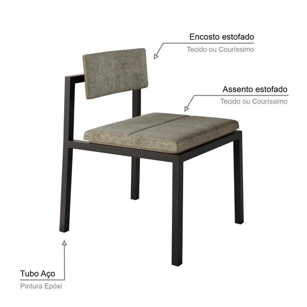 Cadeira Noah Encosto Anatômico. Lautrec Marrom Lautrec Marrom - 3