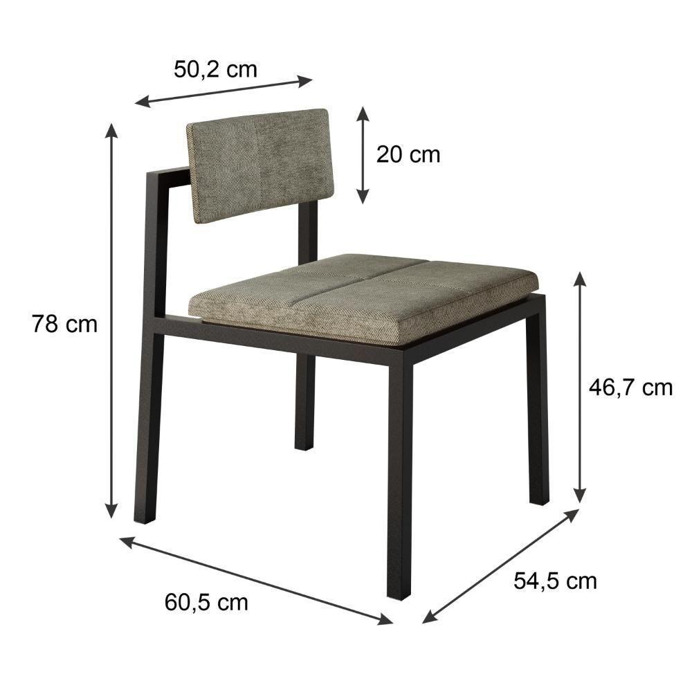 Cadeira Noah Encosto Anatômico. Lautrec Marrom Lautrec Marrom - 7