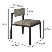 Cadeira Noah Encosto Anatômico. Lautrec Marrom Lautrec Marrom - 7