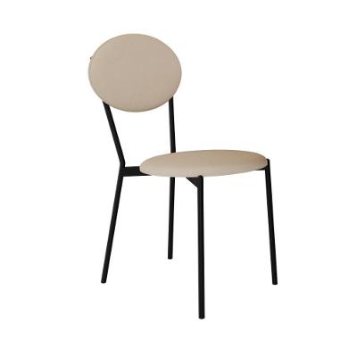 Cadeira Vintage Elipse Fixa C-4 Pes 430 X 535 X 860 Mm C-1 Un. Cy.areia Light Areia Light City