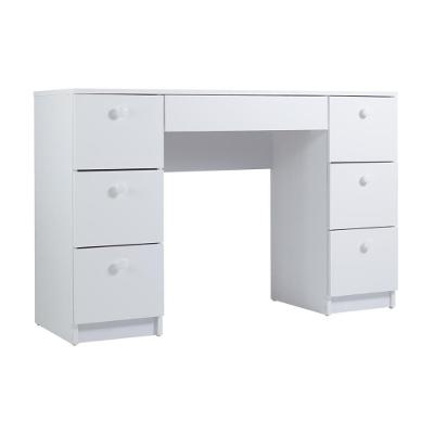 Mesa De Escritório Ditália 7 Gavetas Pe-100 Branco