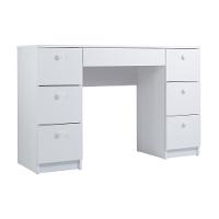 Mesa De Escritório Ditália 7 Gavetas Pe-100 Branco - 1