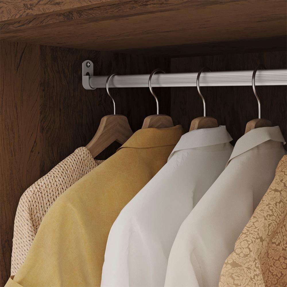Guarda Roupa Casal 151 Cm 6 Portas 3 Gavetas 10020 Vlr Imbuia - 7