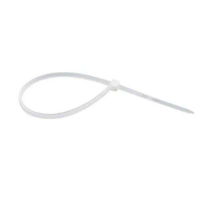 Abracadeira De Nylon 200x2,5mm Branca Com 100un