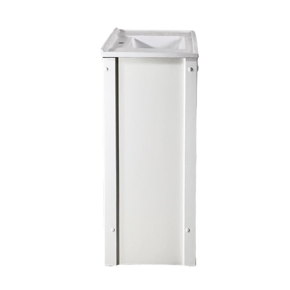 Gabinete Armário Banheiro Ditália Com Pia Bn-05 Branco - 7