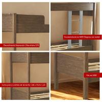 Beliche Cama Solteiro Ditália Com Colchão Cm-21 Diamond - 8