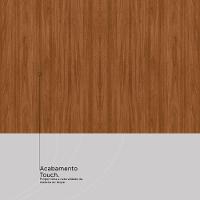 Guarda Roupa Casal 4 Portas 3 Gavetas Attore Nogueira Touch Démobile - 7