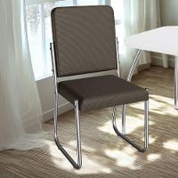 Kit 2 Cadeiras Cromada Sala Jantar 2C139CR Corino Marrom Kappesberg Marrom - 2