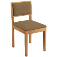 Conjunto 2 Cadeiras Jade 04 Linho Marrom Pés Em Madeira Jcm - 5