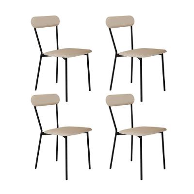 Cadeira Vintage Emília Fixa C-4 Pes 450 X 505 X 810 Mm C-4 Un.cy.areia Light Areia Light City