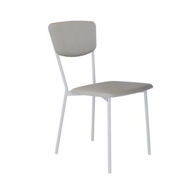 Cadeira Vintage Retrô Fixa C-4 Pés 425 X505 X 830 Mm C-1 Un. Pés Brancos. Cn.saturno Off White Cn.saturno Off White