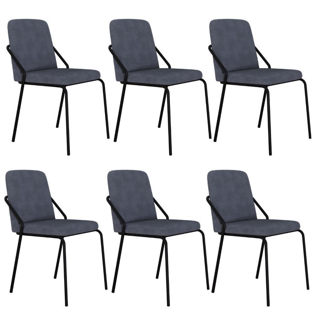 Cadeira Bloom Fixa C-4 Pes S-braco 490x580x850 Mm C-6 Un Boucle Nuvem Boucle Nuvem - 1