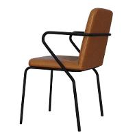 Cadeira Bloom Fixa C-4 Pes C-braco 490x580x850 Mm C-6 Un Courino Caramelo Courino Caramelo