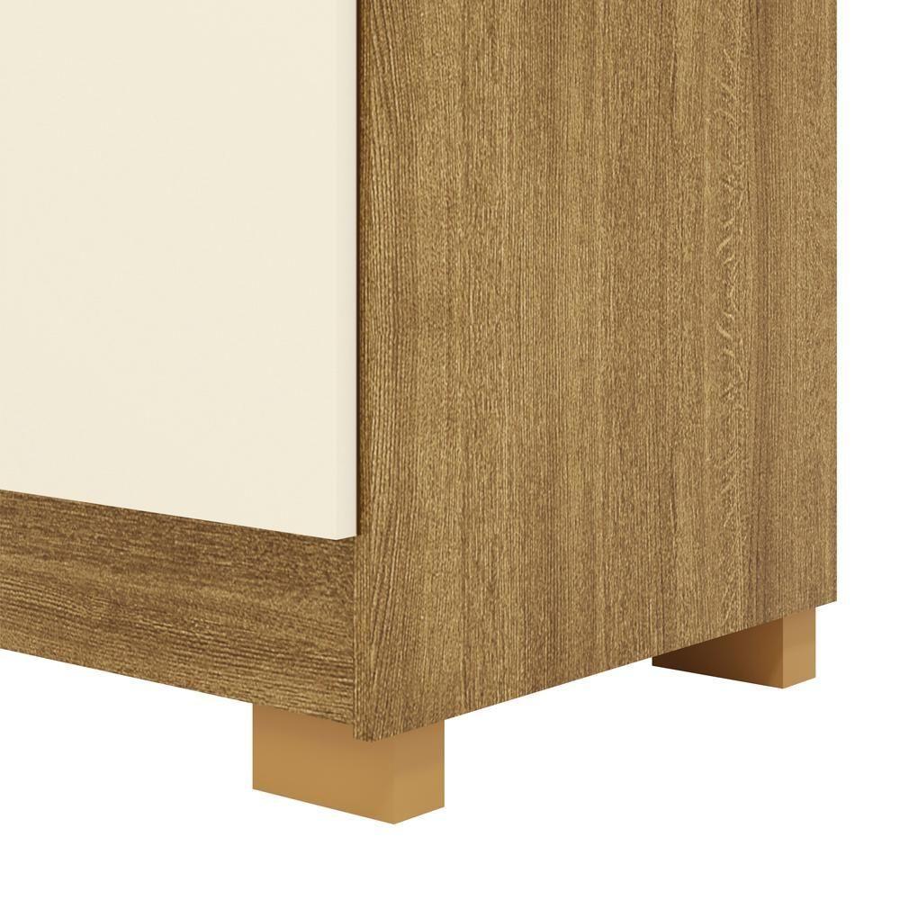 Guarda Roupa Casal 151 Cm 6 Portas 3 Gavetas 10020 Vlr Nature Champanhe - 3