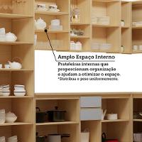 Cozinha Completa 10 Pçs Espaço Micro-ondas E Tampo 528cm Carvalho/cinza Cristal - 10