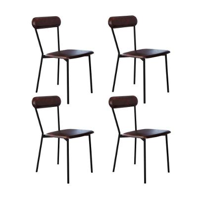 Cadeira Vintage Emília Fixa C-4 Pes 450 X 505 X 810 Mm C-4 Un.cn.cafe Courino Café