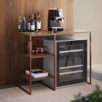 Aparador Adega Industrial Bar Barzinho Bourbon Aço Cobre E Carvalho 95 Cm - 1