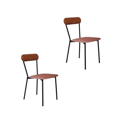 Cadeira Vintage Emília Fixa C-4 Pes 450 X 505 X 810 Mm C-2 Un.cy.tlp.rse-cn.cml Tulipa Rse-cn.caramelo