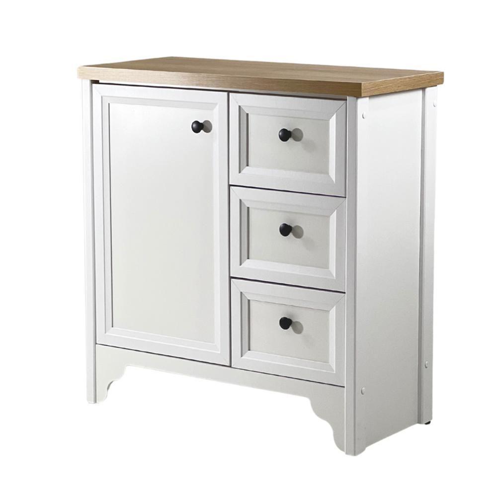 Gabinete Armário Banheiro Ditália Com Tampo Bn-05 Branco - 1