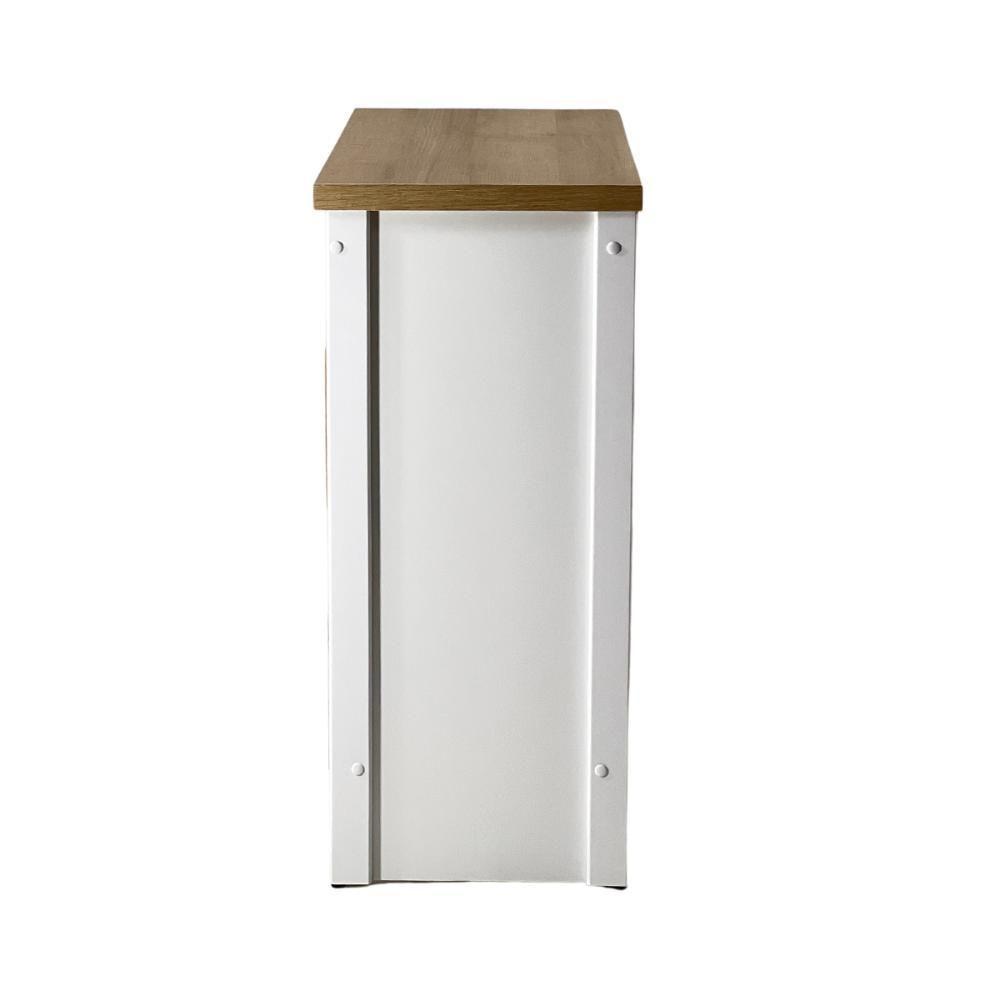 Gabinete Armário Banheiro Ditália Com Tampo Bn-05 Branco - 6