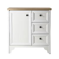 Gabinete Armário Banheiro Ditália Com Tampo Bn-05 Branco - 2