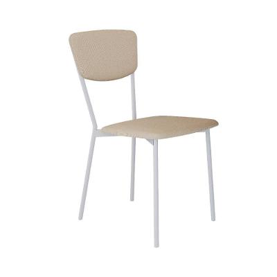 Cadeira Vintage Retrô Fixa C-4 Pés 425 X505 X 830 Mm C-1 Un. Pés Brancos. Cy.areia Light Areia Light City