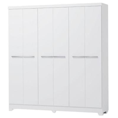 Guarda Roupa Casal 6 Portas 217x202 Cm E530 Kappesberg Branco