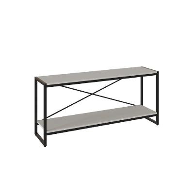 Rack P-tv Dynamica 120x30x56cm C-02 Prateleiras Branco Chess - Est.preta Branco Chess - Est.preta