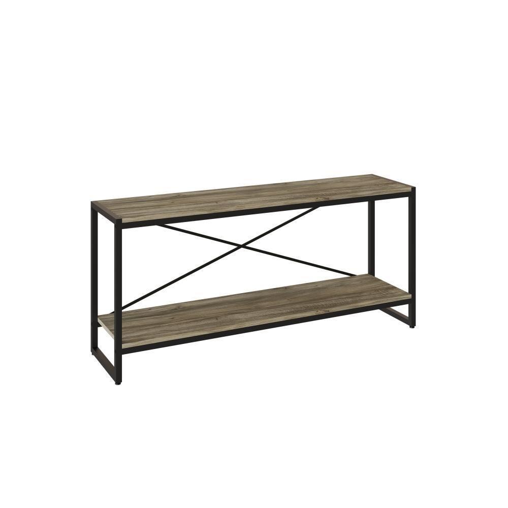 Rack P-tv Dynamica 120x30x56cm C-02 Prateleiras Carvalho - Est.preta Carvalho - Est.preta - 1