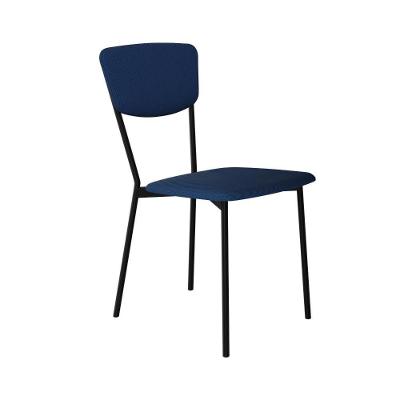 Cadeira Vintage Retrô Fixa C-4 Pés 425 X505 X 830 Mm C-1 Un. Cy.azul Jeans Azul Jeans City