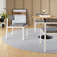 Cadeira Noah Encosto Anatômico Pés Brancos. Lautrec Cinza Lautrec Cinza