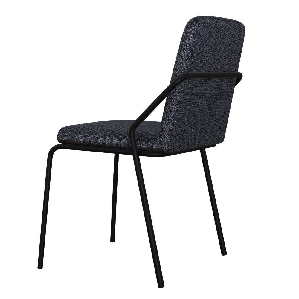 Cadeira Bloom Fixa C-4 Pes S-braco 490x580x850 Mm C-2 Un Grafite Corriente Grafite Corriente - 4