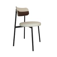 Cadeira Kyta Fixa C-4 Pés 50 X 44,7 X 83,8 Cm. Corriente Areiacourino Whisky Corriente Areia-courino Whisky - 1