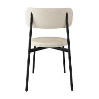 Cadeira Kyta Fixa C-4 Pés 50 X 44,7 X 83,8 Cm. Corriente Areiacourino Whisky Corriente Areia-courino Whisky - 3