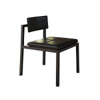 Cadeira Noah Encosto Anatômico. Courino Preto Courino Preto - 1