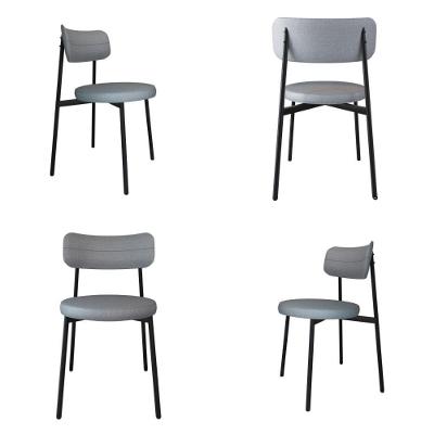 4 Unidades Cadeira Kyta Fixa C-4 Pés 50 X 44,7 X 83,8 Cm. Corriente Cinza Claro Corriente Cinza Claro