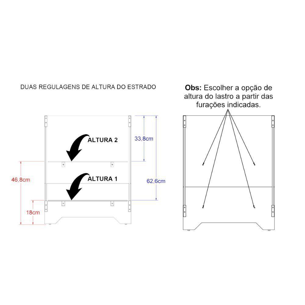 Berço Multifuncio3x1+ Cômoda Ditália 3 Gavetas Bbi-51 Dm-219 - 8