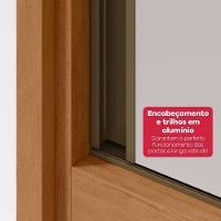 Guarda-roupa Casal 100% Mdf 2 Portas 6 Gavetas Easy Max Com Espelho Amendoa/off White - 8