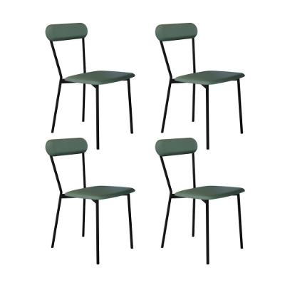 Cadeira Vintage Emília Fixa C-4 Pes 450 X 505 X 810 Mm C-4 Un.cn.urano Vd.salvia Cn.urano Verde Sálvia