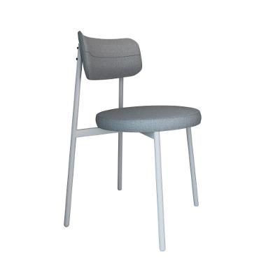 Cadeira Kyta Fixa C-4 Pés 50 X 44,7 X 83,8 Cm Pés Brancos. Corriente Cinza Claro Corriente Cinza Claro