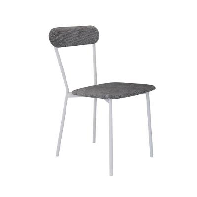 Cadeira Vintage Emília Fixa C-4 Pes 450 X 505 X 810 Mm C-1 Un. Pés Brancos.cy.nevoa Prata Névoa Prata City