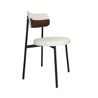 Cadeira Kyta Fixa C-4 Pés 50 X 44,7 X 83,8 Cm. Corriente Palha-courino Whisky Corriente Palha-courino Whisky - 1