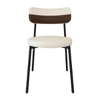 Cadeira Kyta Fixa C-4 Pés 50 X 44,7 X 83,8 Cm. Corriente Palha-courino Whisky Corriente Palha-courino Whisky