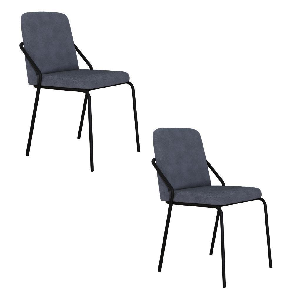 Cadeira Bloom Fixa C-4 Pes S-braco 490x580x850 Mm C-2 Un Boucle Nuvem Boucle Nuvem - 1