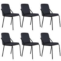 Cadeira Bloom Fixa C-4 Pes S-braco 490x580x850 Mm C-6 Un Grafite Corriente Grafite Corriente - 1